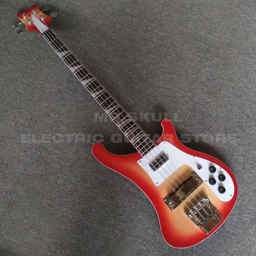 Ricken electric bass store backer 4003 cherryburst бас с индивидуальным логотипом
