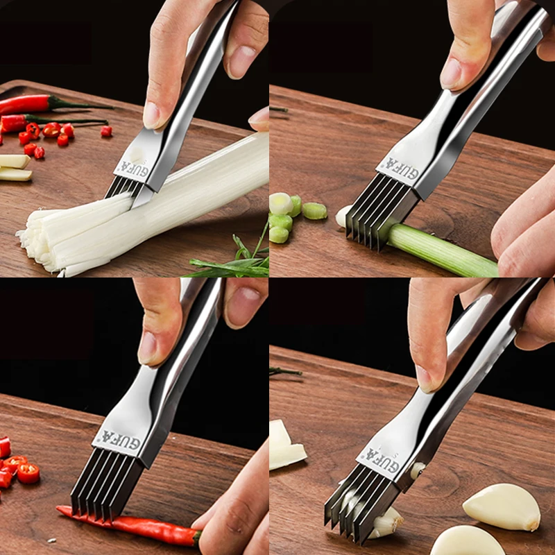 

Knife Onion Garlic Vegetable Cutter Cut Onions Garlic Tomato Device Shredders Slicers Onion Slicer Kitchen Accessories