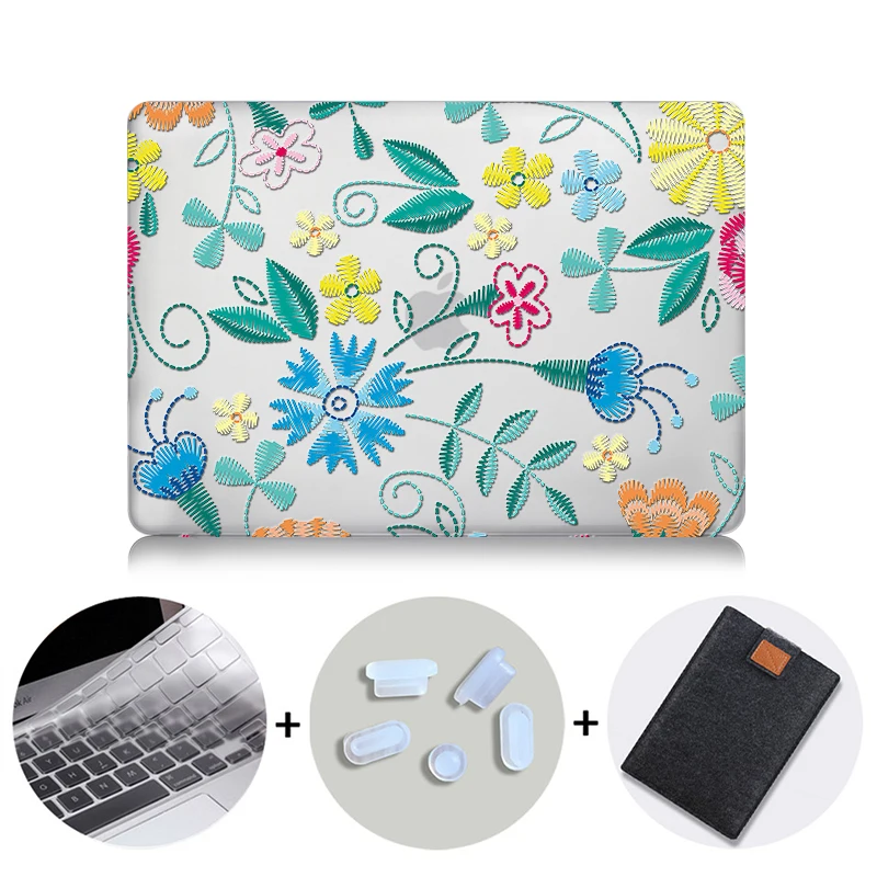 MB05 MTT чехол для ноутбука macbook air Pro retina 11 12 13 15 Сенсорная панель кристальная печать на прозрачной поверхности чехол для macbook air 13 дюймов - Цвет: MB05