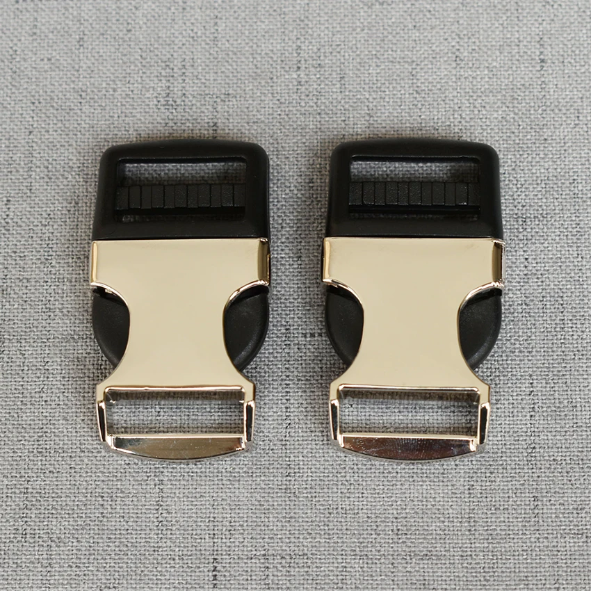 

1 Pcs 20 mm Heavy Metal Release Buckle For Paracord Pet Dog Collar Sewing Diy Accessories Straps Belt Loop Breakaway Hardwar