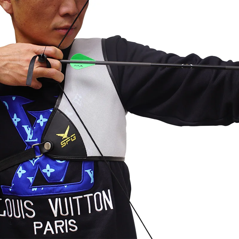 Регулируемая Защита для груди стрельбы из лука защита плеч левой и правой руки