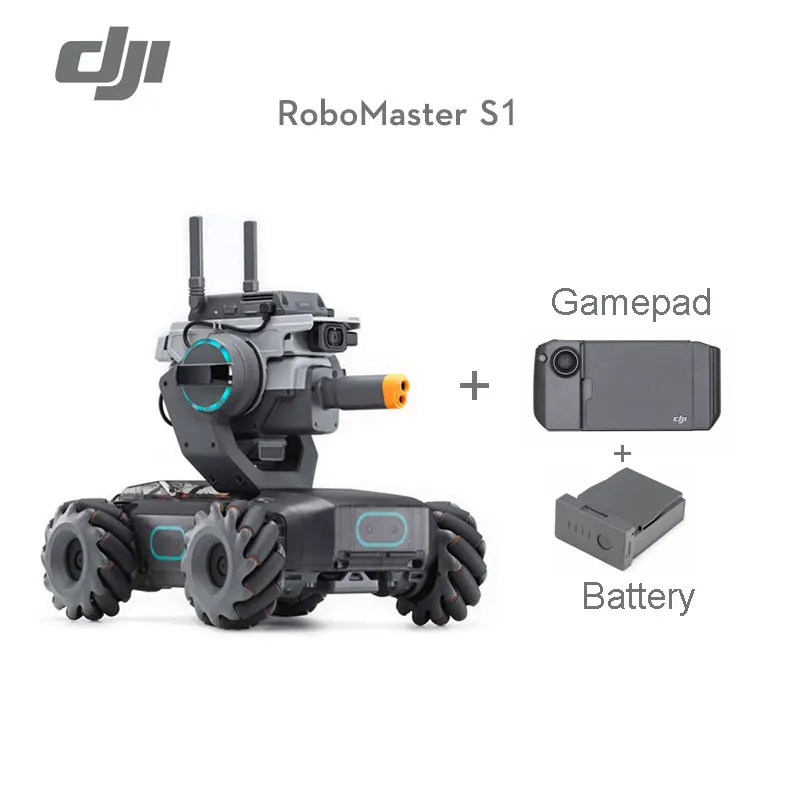 Battery combo DJI RoboMaster S1-это умный Обучающий робот с дистанционным управлением, умный автомобиль, игрушечный танк, Роботизированная Игрушка, детский подарок, бренд - Цвет: Battery combo