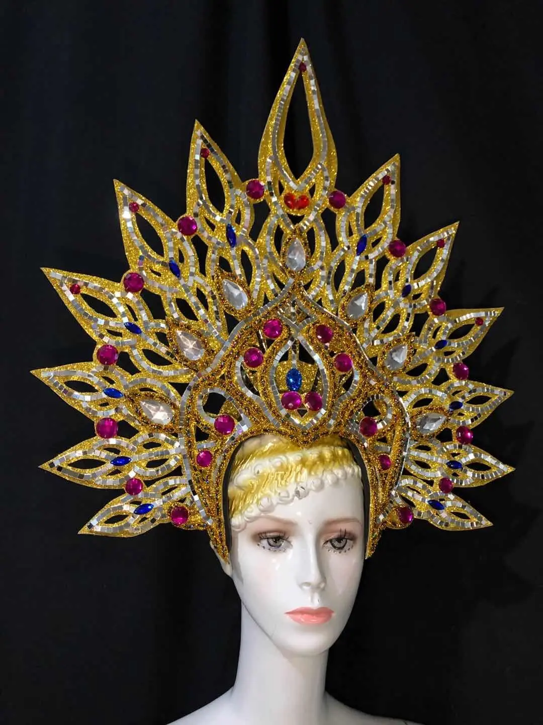 Головной убор Из перьев для латинских танцев самбы |