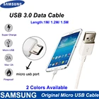 Кабель Micro USB для Samsung 2A, кабель для быстрой зарядки 11, 21, 5 м 2A, кабель передачи данных для Galaxy S6 S7 Edge Note 4 5 J4 J6 J5 A3 A7 A5 (2017)