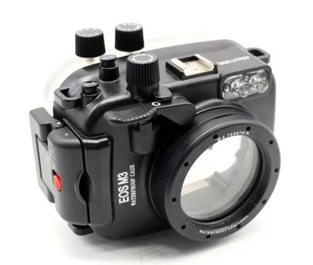 Водонепроницаемый чехол Meikon 40 м/130 футов для подводной камеры Canon EOS M3 (порт 22 мм) 18
