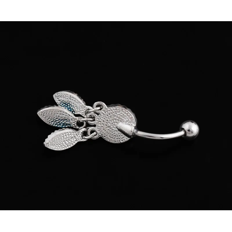 Горячая распродажа винтажных камней шарма из нержавеющей стали для пирсинга пупка.