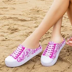 Новинка 2022 года; Женская водонепроницаемая обувь; Дышащие пляжные летние кроссовки на плоской подошве для путешествий; Легкие слипоны; Спортивная обувь; Zapatillas