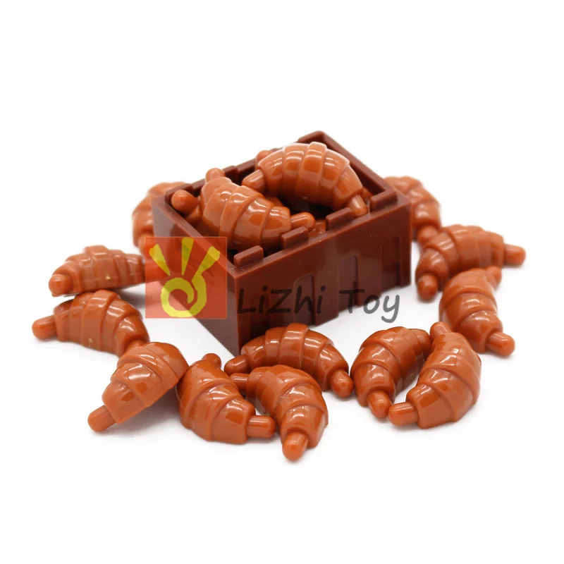 MOC кирпич части 33125 круассан продукты классический кусок строительный блок