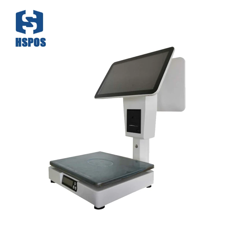 multifunctional 58 mm receipt printing scale weigh and cashier dual screens easy to operate | Printer Parts