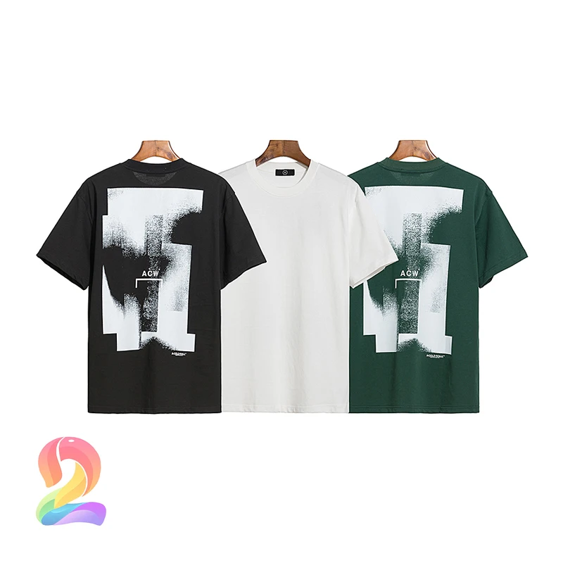 

Men's Clothes ACW T-shirts High Quality Round Neck Loose Top Summer Women's T Shirt A-COLD-WALL Cotton Fashion Casual T Shirt