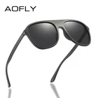 Солнцезащитные очки-авиаторы AOFLY Мужские поляризационные UV400, аксессуар от солнца в оправе TR90, для вождения, рыбалки, 2020