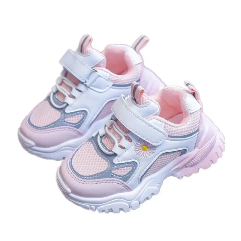 

Autumn 2020 Boys Girls Sport Shoes Fashion Casual Breathable Kids Running Shoes Mesh Breathable Soft Bottom Children Sneaker
