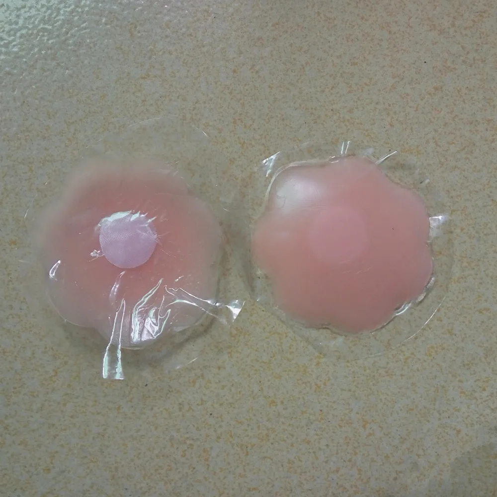 

Sexy Silicone Nipple Cover Adhesive Pasties Bra Pads Invisible Breast Petals Non Woven Protective Tepel Sticker