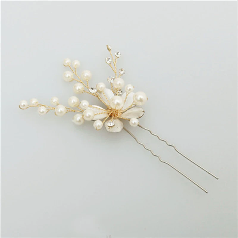 Круглая жемчужная Свадебная заколка женские свадебные украшения аксессуары