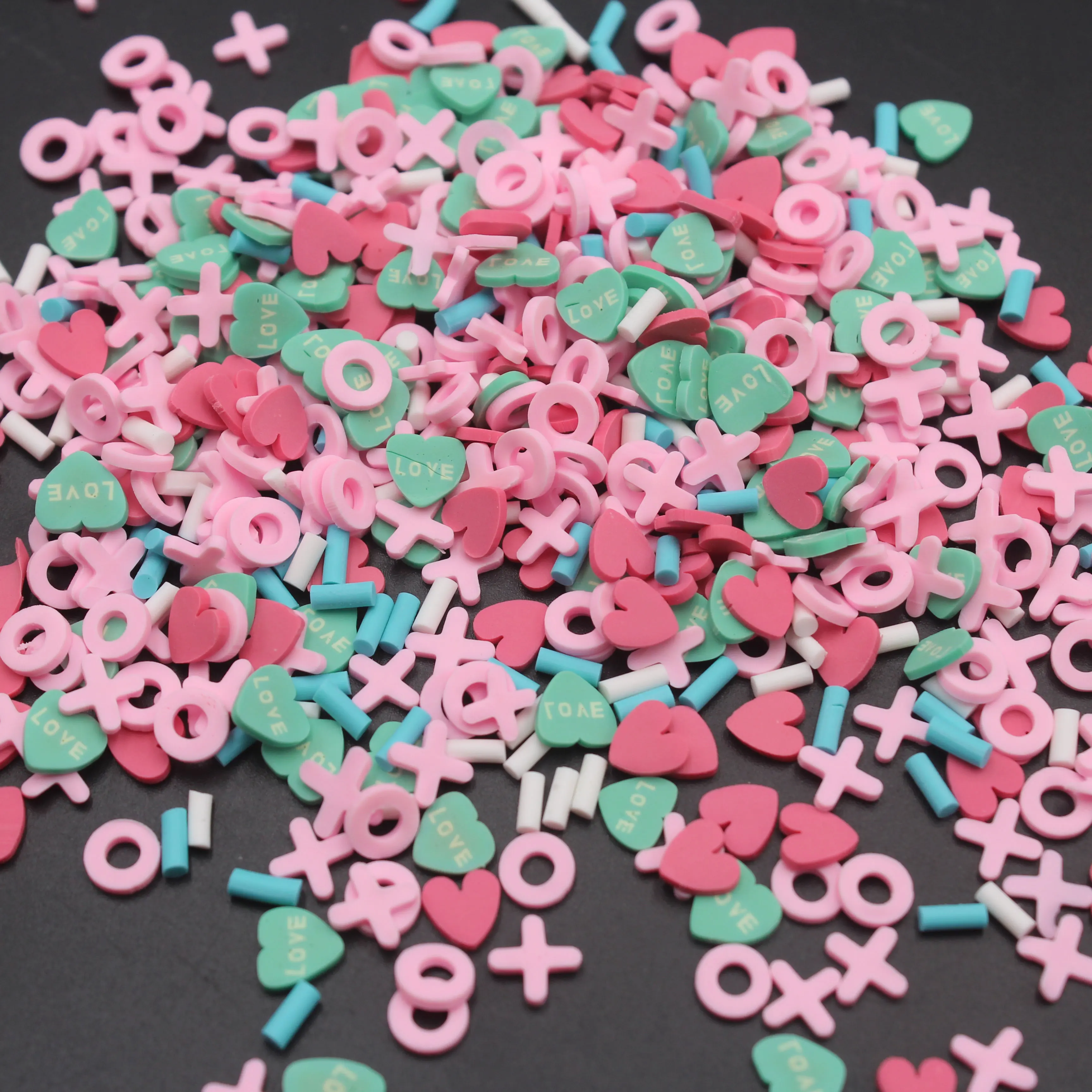 Крестик для наполнения из полимерной глины, 100 г/партия Крестик для наполнения из полимерной глины, 100 г/партия