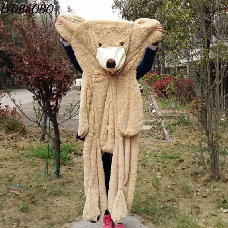 260 см американский супер гигантский пустой плюшевый мишка кожа плюшевые игрушки