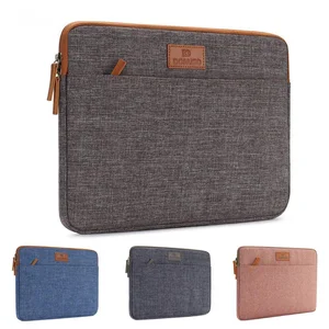 10 11 13 14 15 6 inch laptop sleeve canvas case tablet bag protect computer pouch skin cover for lenovo hp acer apple free global shipping
