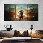 Постер PUBG, новая карта, угольные дворы, Художественная печать на холсте, картина для игры, украшение спальни, фрески, домашний декор, настенная Обложка, подарки