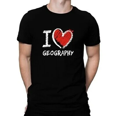 

I love Geography chalk style T-shirt