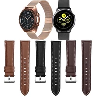 bracelet for samsung galaxy watch 3 41mm42mmactive 23 44mm40mm gear s2 classicsport s4 watchband leathermilanese strap