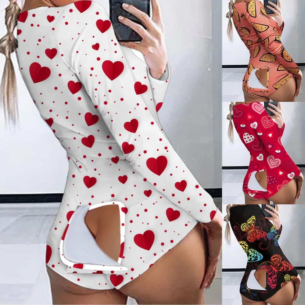 

LUXSUNN Vrouwen Sexy Streetwear Long Sleeve Gebreide Fitness baddie clothes Hip Opening Jumpsuits Romper Playsuits Overalls