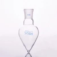 pear shaped flaskcapacity 100mljoint 2429heart shaped flaskscoarse heart shaped grinding bottles