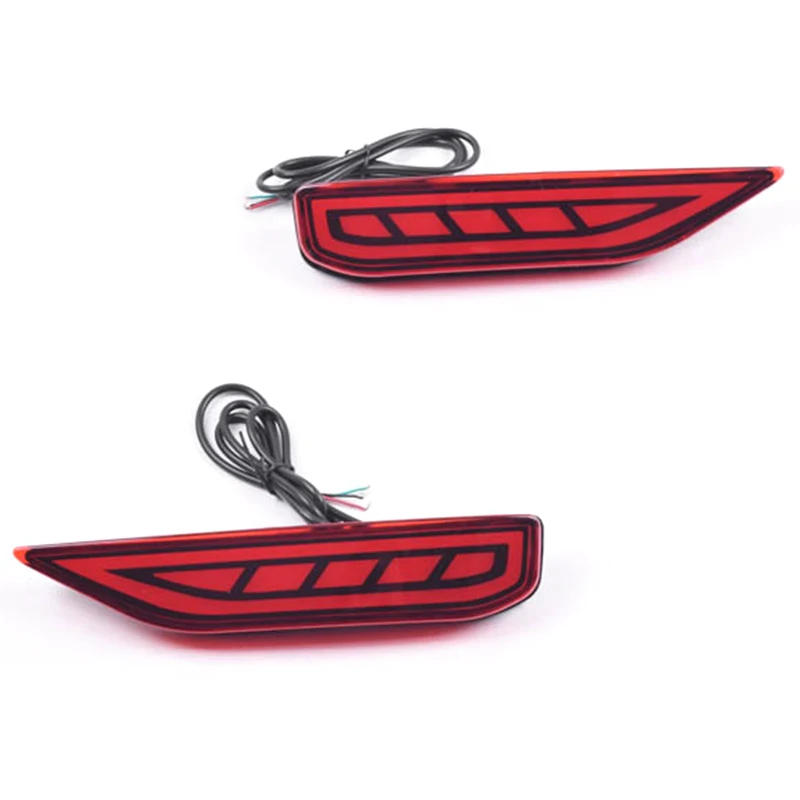 LED Light Guide Rear Bumper Brake Lights Night Driving DRL Case for Mitsubishi Xpander Sport 2017+ | Автомобили и мотоциклы