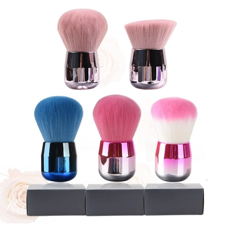 

Mushroom Head Makeup Brush Pink Small Mushroom Head Loose Powder Brush Large Single Blush Refreshing Product Makeup Beauty Tool