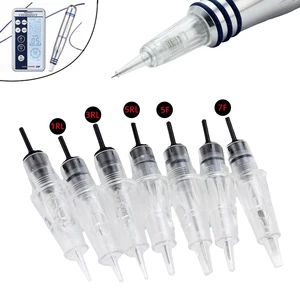 50 шт.компл., микроблейдинг иглы для перманентного макияжа, тату-машина charmandt 2 с большой нитью, чернильный картридж Forever Beauty Cosmetics