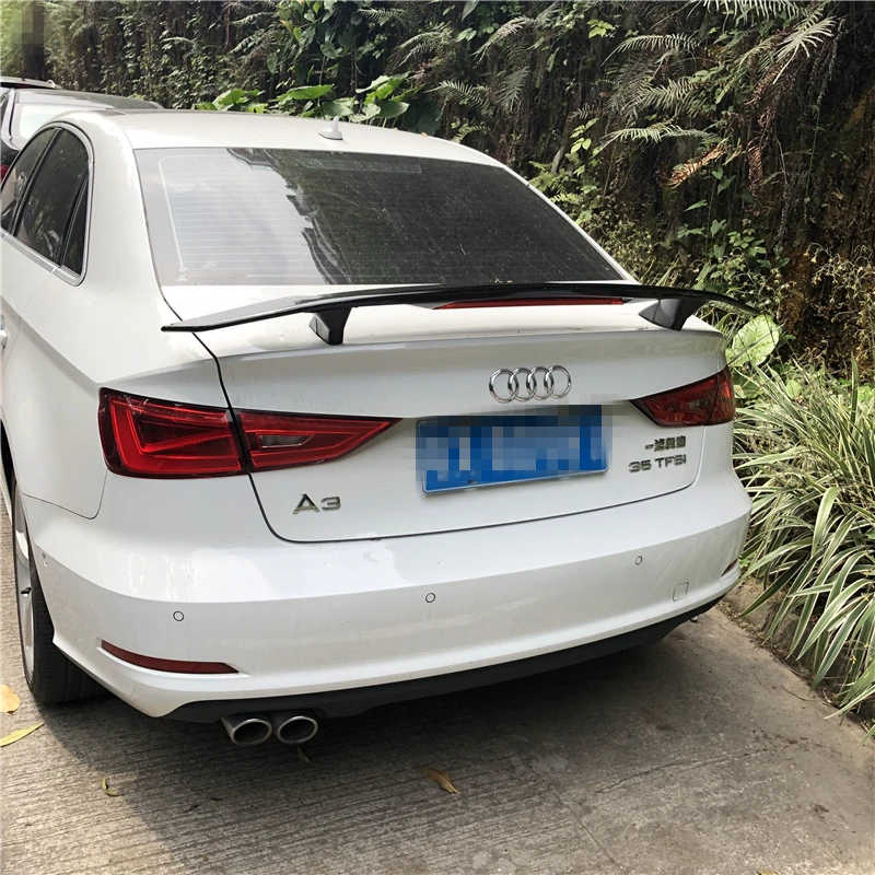 Спойлер для Audi A3 2011 2016 спойлер Автомобильный задний из материала TF и ABS заднее