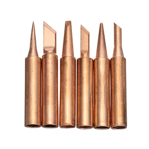 Набор бессвинцовых наконечников для паяльника 9369379389698586852D, 6 шт.