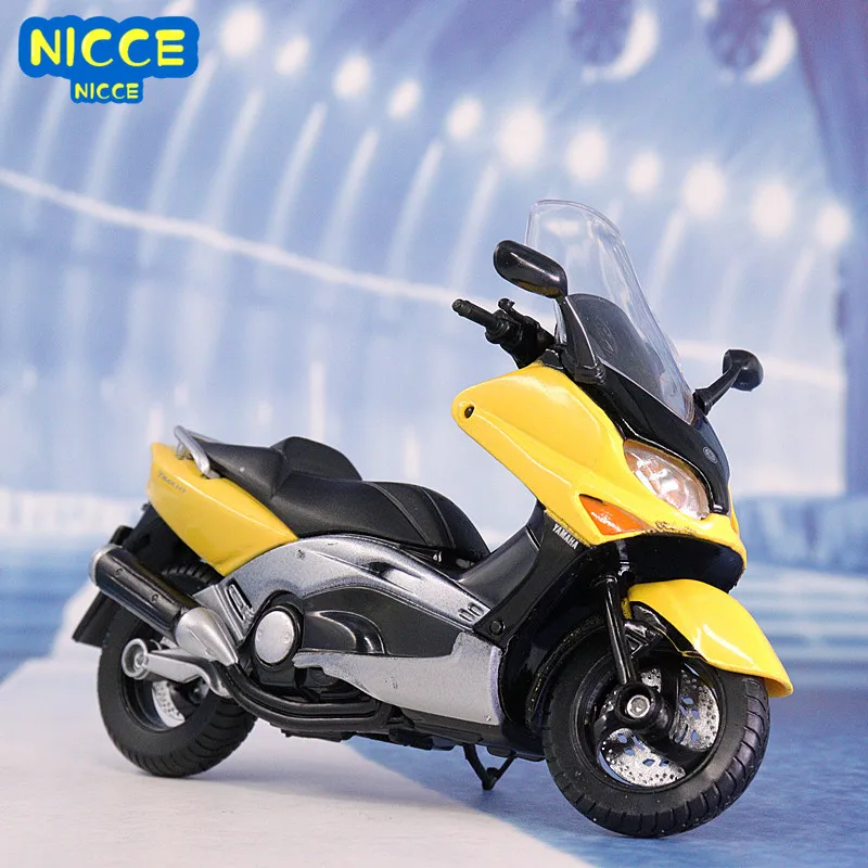 

Модель автомобиля WELLY 1:18 2001 YAMAHA XP500 TMAX, металлическая игрушка из сплава, мотоциклетная детская игрушка, подарок, Коллекционная модель, игрушк...