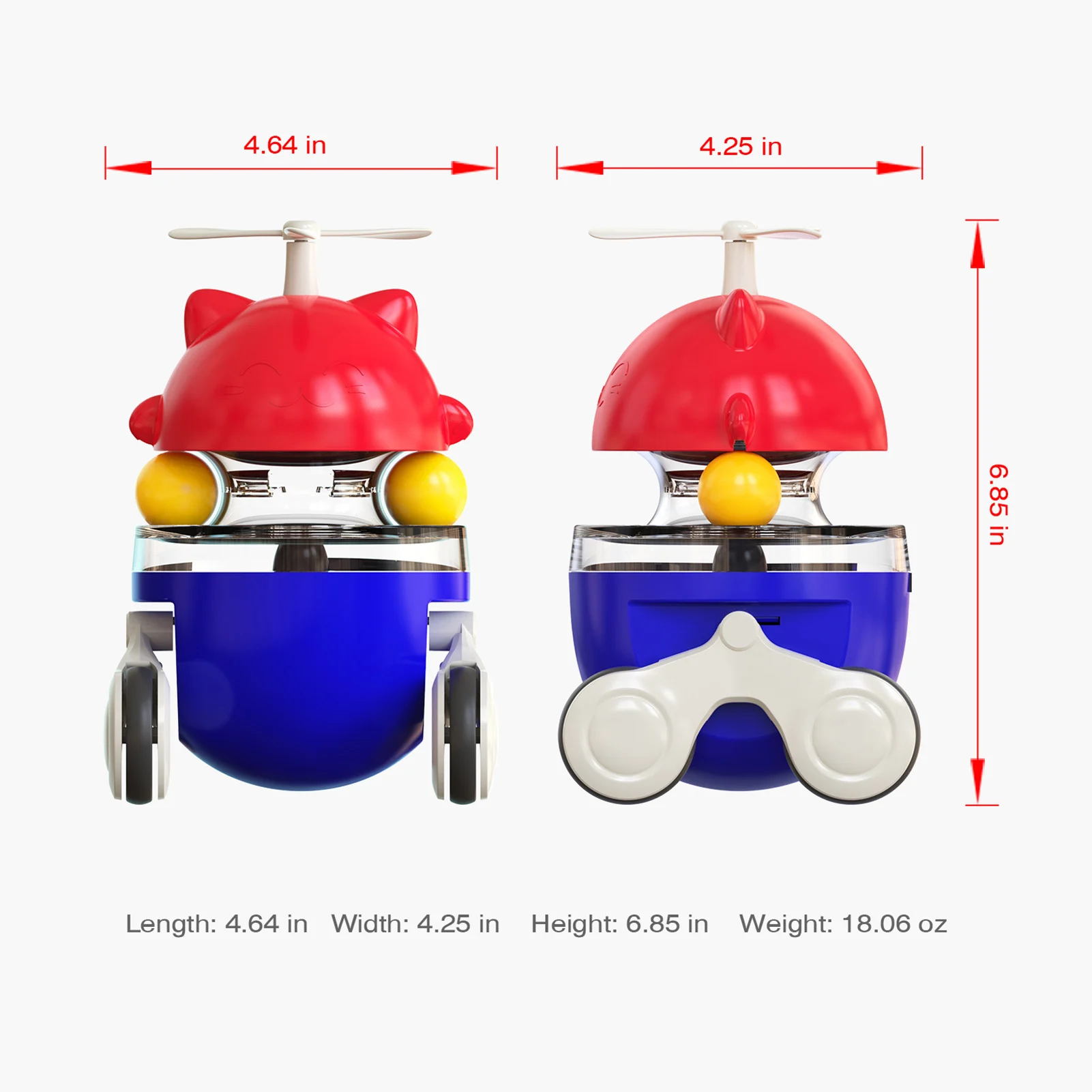 

Pet Cat Toy Leaking Food Interactive Durable Tumbler Car Slow Food Feeder Cat Intelligence Training Amusement Toy