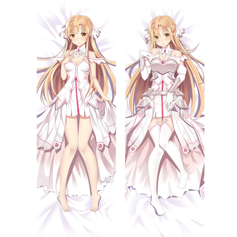 MMF Sword Art Online Alternative Gun Gale персонажи Kirigaya Kazuto Kirito наволочка для подушки Asuna Dakimakura
