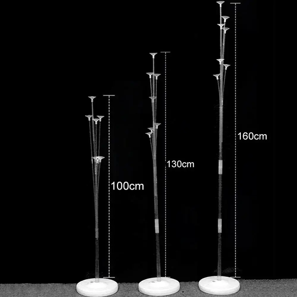 Splice 1M/1.3 M/1.6M Balloon Frame Bracket Durable Actual with Base Kids Festival Wedding Decoration Transparent | Дом и сад