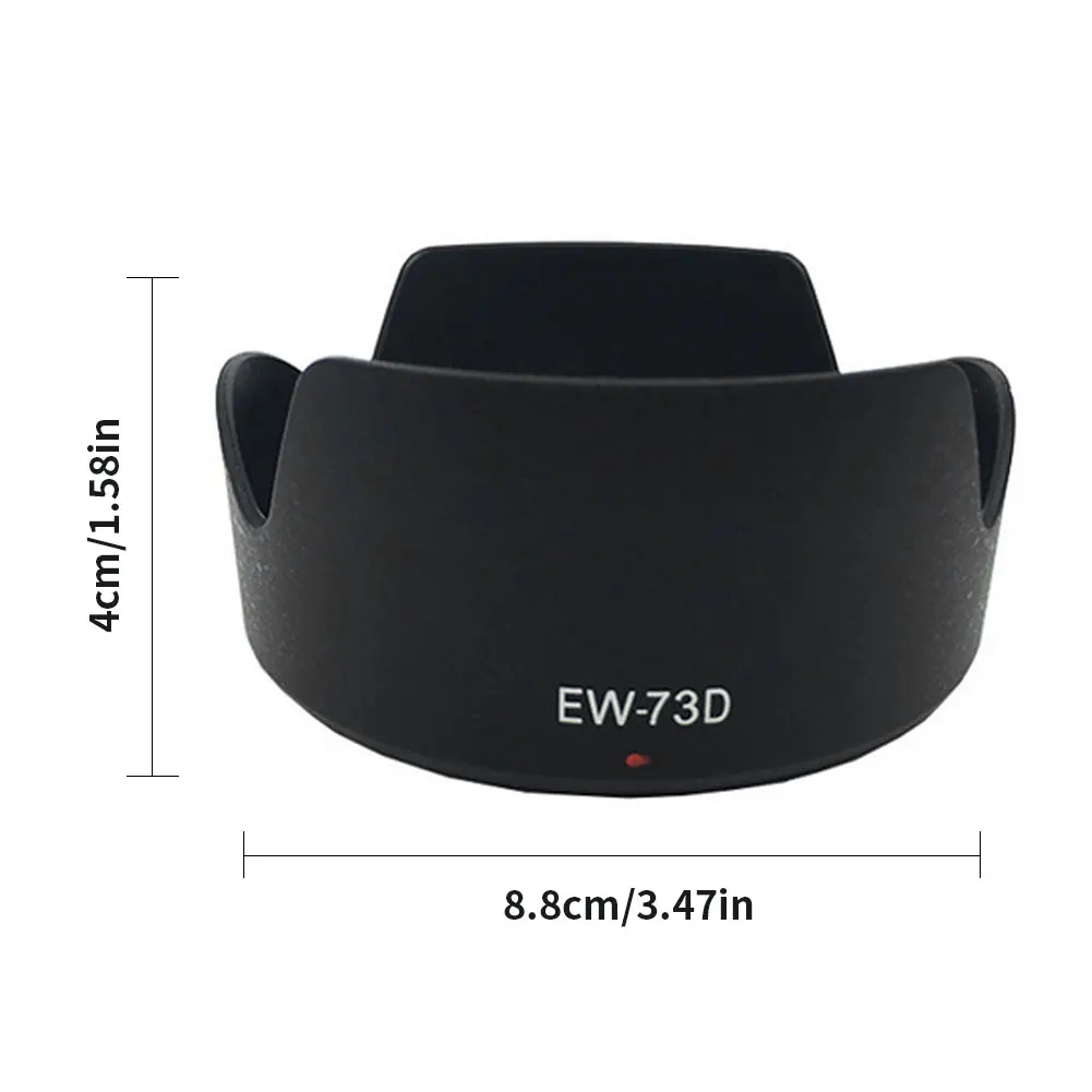

Lens Hood Replacement Plastic EW-73D Camera Sunshade Cover Reversible Protector For Canon EF-S 18-135mm F/3.5-5.6 IS USM Lens