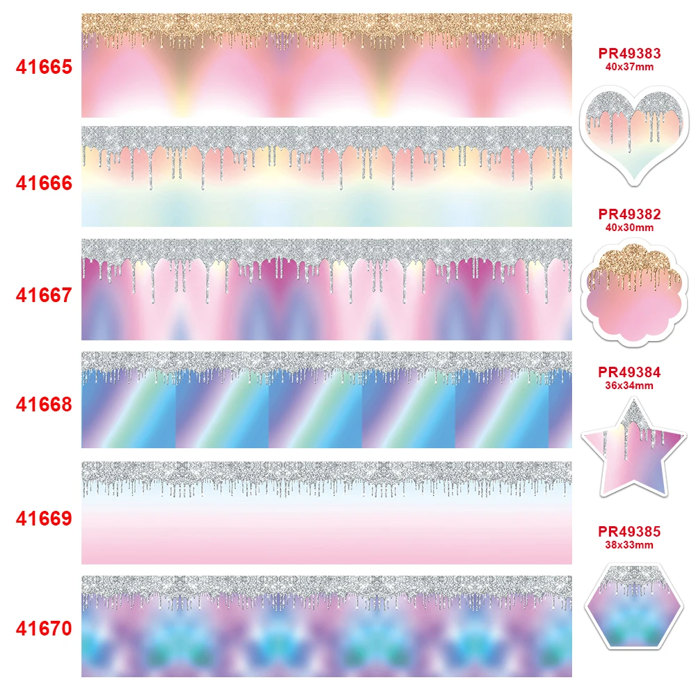 Корсажная лента с принтом мороженого 41665 | Дом и сад