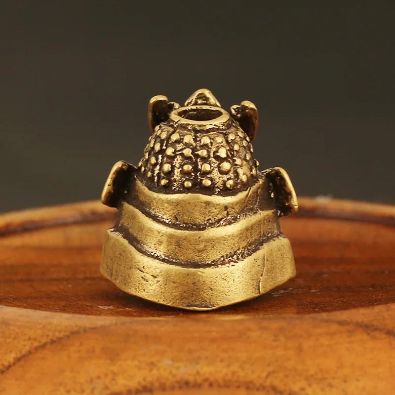 Винтажные зеркальные фигурки шлема зонтик веревка подвеска воин нож бисер