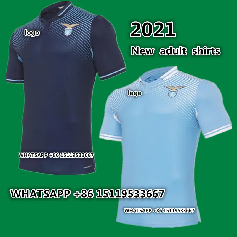 

New adult shirts 2020 2021 Lazio Shirt 2020-21 LUIS ALBERTO IMMOBILE SERGEJ BERISHA uniforms Maillot Shirt Top Quality