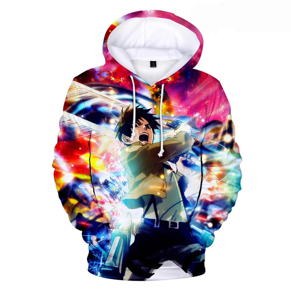 

Горячая вещания Аниме обувь для косплея по аниме «атака на Титанов» с капюшоном для мужчин и женщин Кофты уличной моды ребенка с рисунком из...