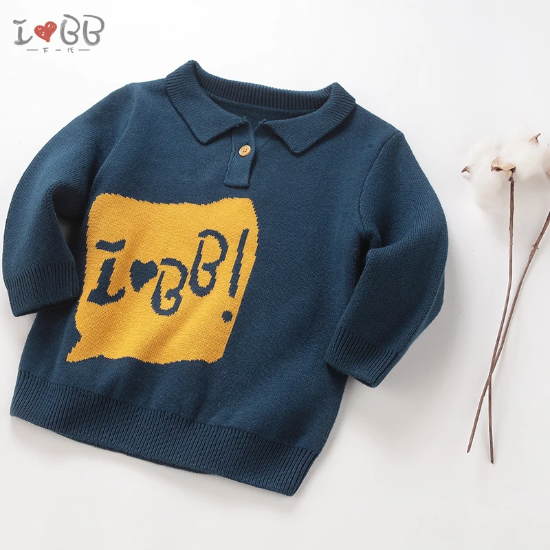 Детский свитер топ с длинными рукавами зимние теплые детские вещи футболка для