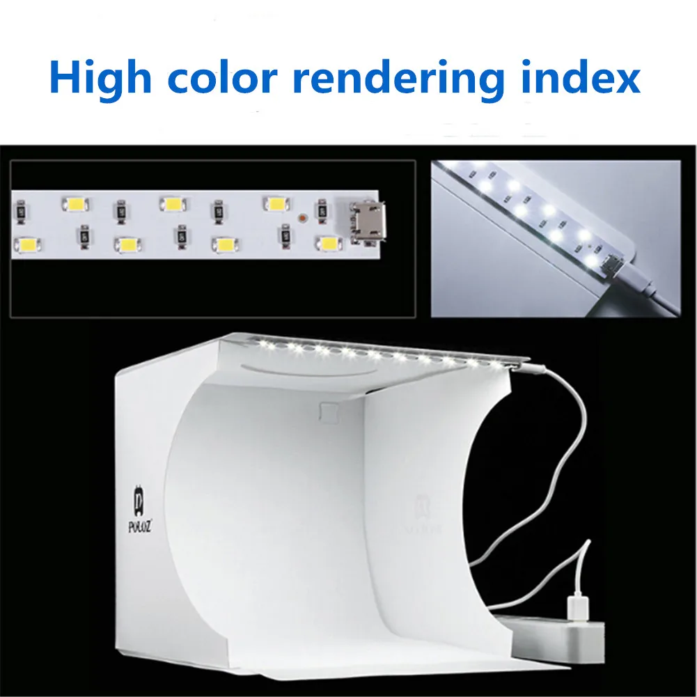 Складной мини светильник тбокс для фотостудии софтбокс с 1 светодиодной панелью