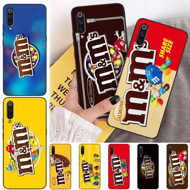 

M&M's Cholocate Phone Case For Xiaomi Note Max Mi 3 7 8 9se Redmi 7 7a 8 8t 9 10 Pro Lite Cases Cover