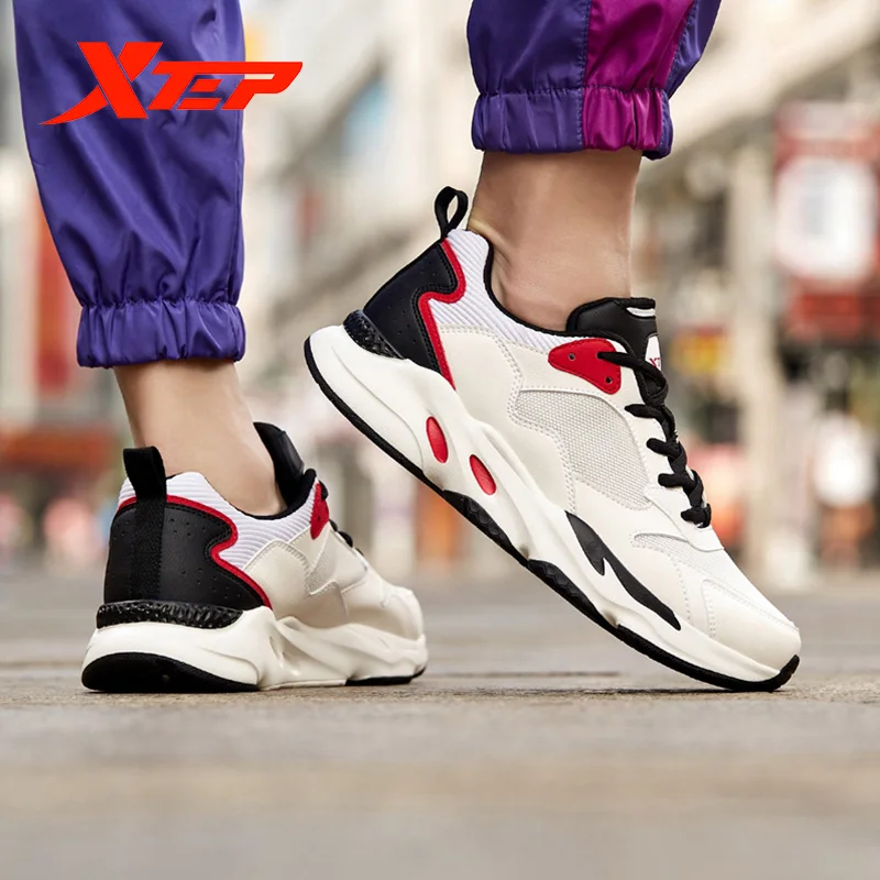 Xtep/мужские кроссовки на массивной подошве Сезон осень Легкая дышащая