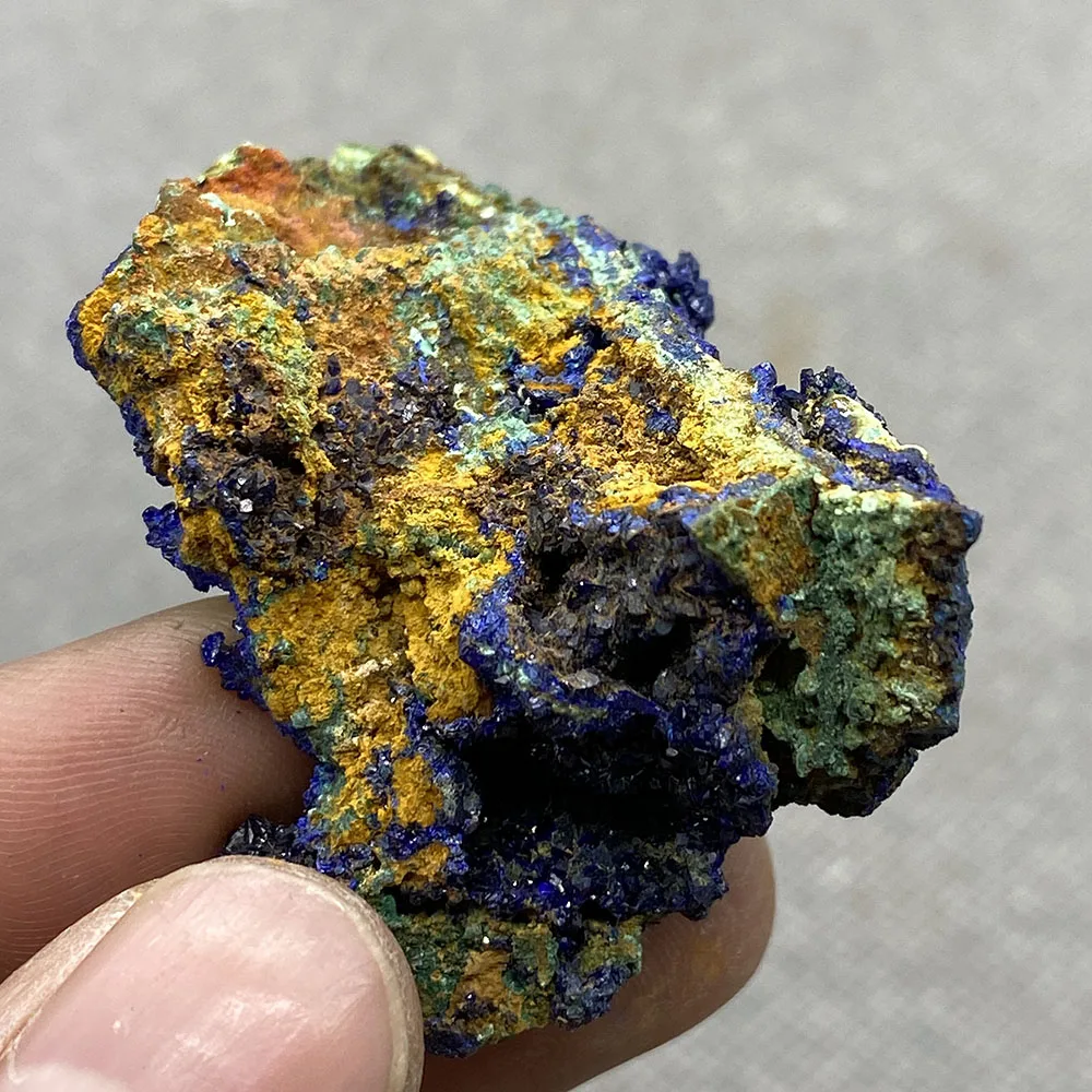 

Natural azurite mineral cristal espÃ©cime da provÃ­ncia de anhui, china X2#