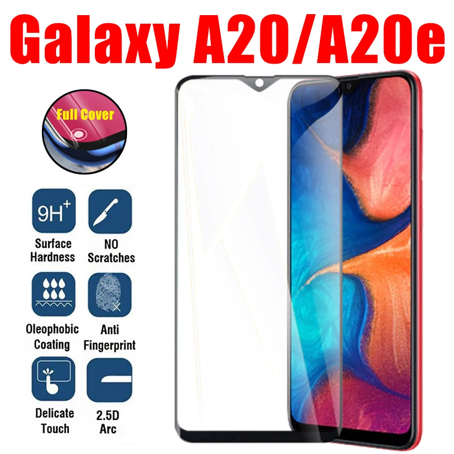 Закаленное стекло для samsung galaxy A20 Защитная защита экрана закаленное gaxaly a20e
