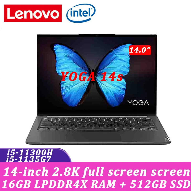 

lenovo YOGA 14s 2021 laptop i5-11300H/i5-1135G7 16GB RAM 512GB SSD 14 inch FHD IPS Windows 11 Screen Notebook Computer Ultraslim