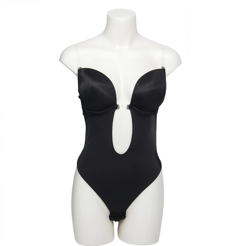 

Women Seamless Underwear Bodysuit Sexy Lingerie Invisible Slimming Body Shaper Clear Strap Brassiere Full Body Shapewear