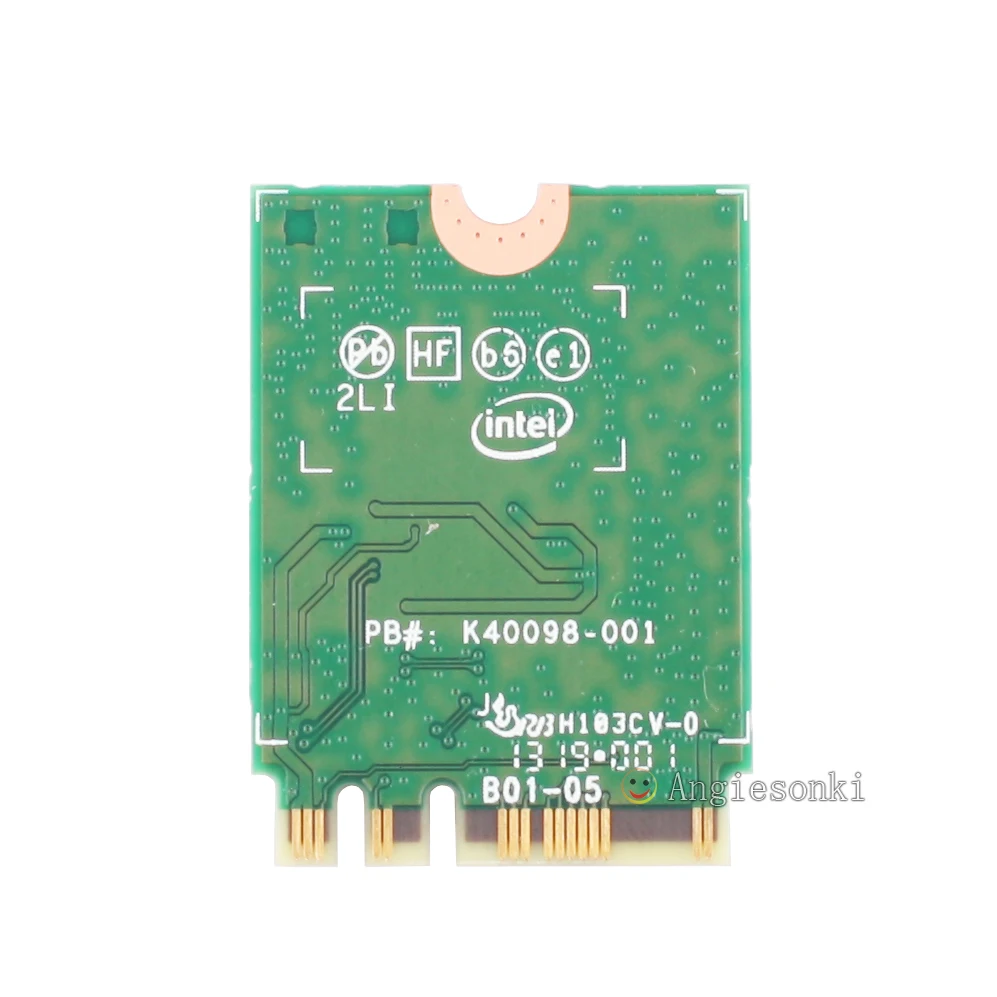 Dual band 2.4Gbps Intel Wi-Fi 6 AX200NGW 802.11ax/ac MU-MIMO 2x2 Wifi AX200 NGFF M.2 Bluetooth 5.0 Network Wlan Card＋Antenna | Компьютеры