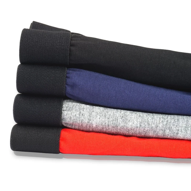 5PCS Men Underwear Boxers For Mens Boxershorts Men Long Boxer Gay Sexy Solid Male U-convex Sports Plus Size Pouch Underpants 4XL